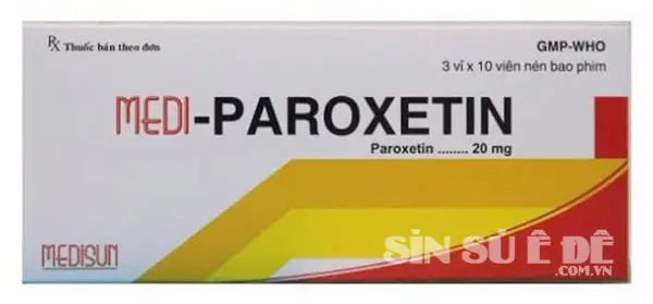 Xuất tinh sớm uống thuốc gì? - Medi Paroxetin 20mg